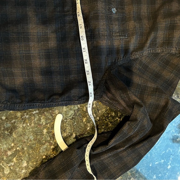 Carbon 2 Cobalt Corduroy Plaid Long Sleeve Button Down. Cozy. Rugged. EUC. XL - Picture 8 of 12
